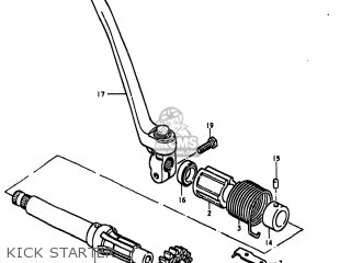 KICK STARTER - GS850G 1979 (N) USA (E03)