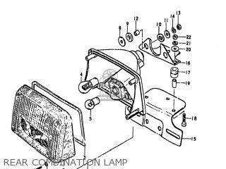 REAR COMBINATION LAMP - GS850G 1979 (N) USA (E03)