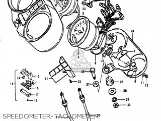SPEEDOMETER-TACHOMETER - GS850G 1979 (N) USA (E03)