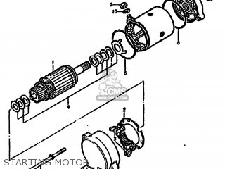 STARTING MOTOR - GS850G 1979 (N) USA (E03)