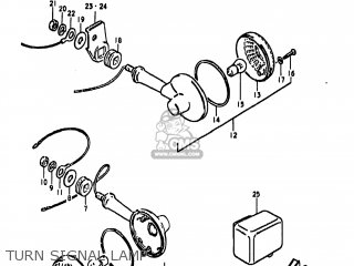 TURN SIGNAL LAMP - GS850G 1979 (N) USA (E03)