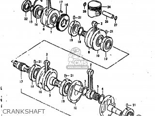 CRANKSHAFT - GS850G 1980 (T) USA (E03)