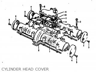 CYLINDER HEAD COVER - GS850G 1980 (T) USA (E03)