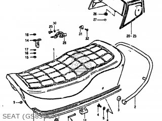 SEAT (GS850GX) - GS850G 1980 (T) USA (E03)