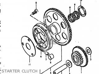 STARTER CLUTCH - GS850G 1980 (T) USA (E03)
