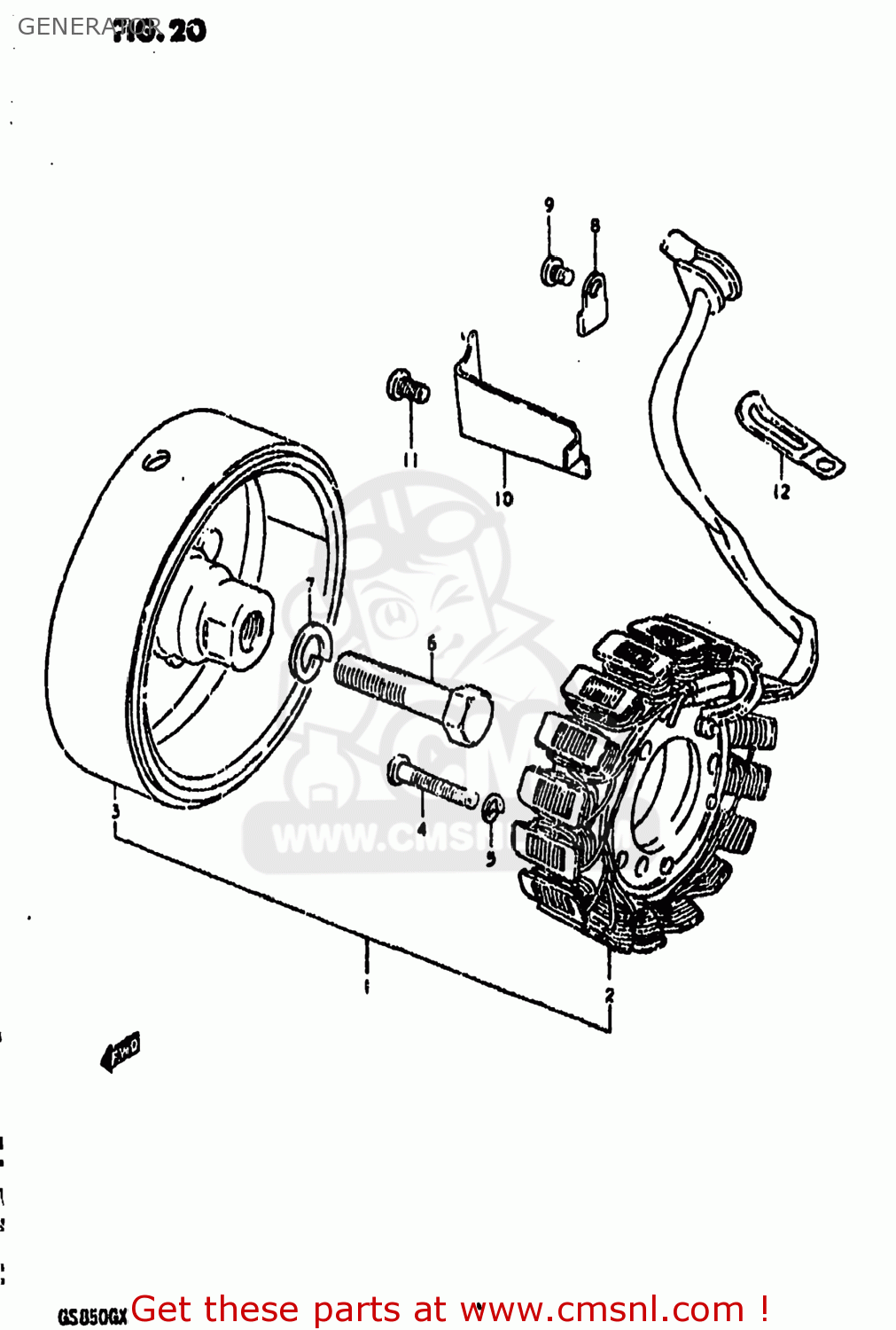 GENERATOR GS850G 1981 (X) USA (E03)