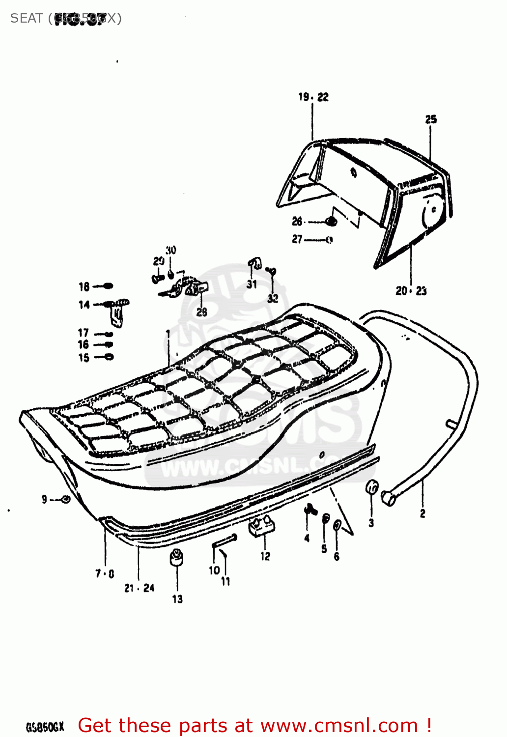 SEAT (GS850GX) GS850G 1981 (X) USA (E03)
