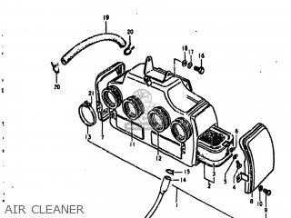AIR CLEANER - GS850G 1981 (X) USA (E03)