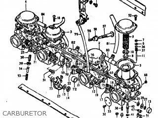 CARBURETOR - GS850G 1981 (X) USA (E03)