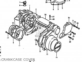 CRANKCASE COVER - GS850G 1981 (X) USA (E03)