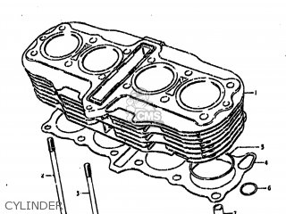 CYLINDER - GS850G 1981 (X) USA (E03)