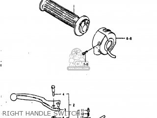 RIGHT HANDLE SWITCH - GS850G 1981 (X) USA (E03)