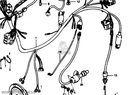 Suzuki GS850G 1982 (Z) GENERAL EXPORT (E01) parts lists and schematics