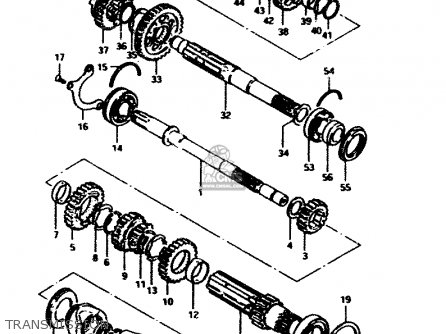 TRANSMISSION - GS850G 1982 (Z) GENERAL EXPORT (E01)