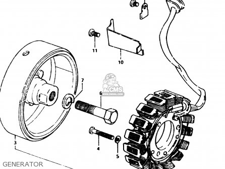 GENERATOR - GS850G 1982 (Z) GENERAL EXPORT (E01)