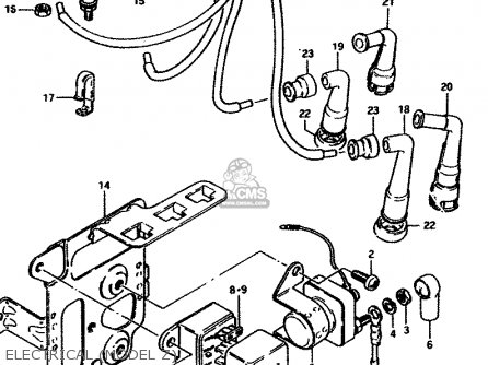 ELECTRICAL (MODEL Z) - GS850G 1982 (Z) GENERAL EXPORT (E01)