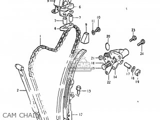 CAM CHAIN - GS850G 1982 (Z) USA (E03)