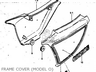 FRAME COVER (MODEL O) - GS850G 1982 (Z) USA (E03)