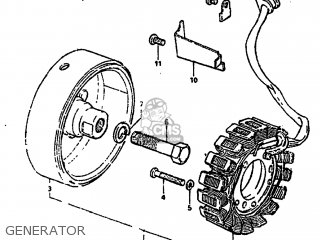GENERATOR - GS850G 1982 (Z) USA (E03)