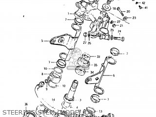 STEERING STEM (MODEL D) - GS850G 1982 (Z) USA (E03)
