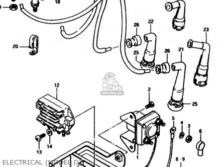 ELECTRICAL (MODEL D) - GS850G 1983 (D) GENERAL EXPORT (E01)