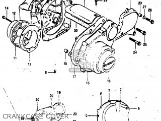 CRANKCASE COVER - GS850G 1983 (D) USA (E03)