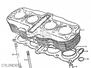 CYLINDER - GS850G 1983 (D) USA (E03)