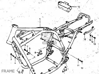 FRAME - GS850G 1983 (D) USA (E03)