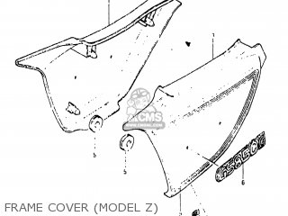 FRAME COVER (MODEL Z) - GS850G 1983 (D) USA (E03)