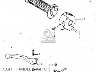 RIGHT HANDLE SWITCH - GS850G 1983 (D) USA (E03)