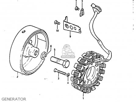 GENERATOR - GS850G 1984 (E) (E01 E02 E04 E06 E22 E24 E25)