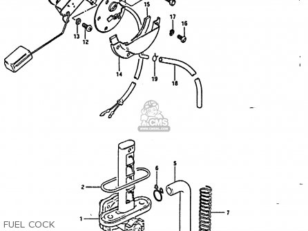 FUEL COCK - GS850G 1985 (F) (E01 E02 E04 E06 E22 E24 E25)