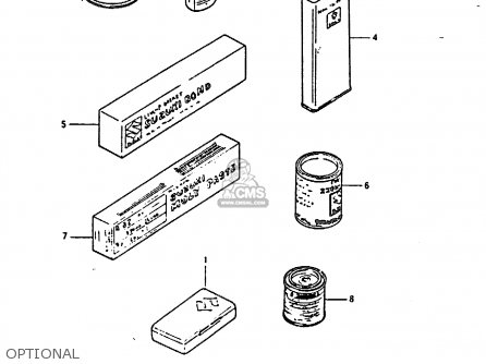OPTIONAL - GS850G 1985 (F) (E01 E02 E04 E06 E22 E24 E25)