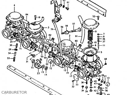CARBURETOR - GS850G (E01 E02 E04 E17 E18 E21 E22 E24 E25 E26 E34 E39