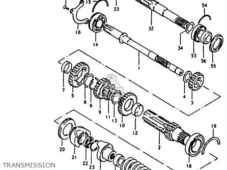 TRANSMISSION - GS850G (E01 E02 E04 E17 E18 E21 E22 E24 E25 E26 E34 E39