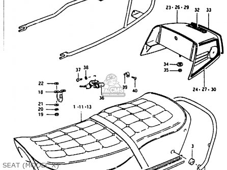 SEAT (MODEL X) - GS850G (E01 E02 E04 E17 E18 E21 E22 E24 E25 E26 E34 E39