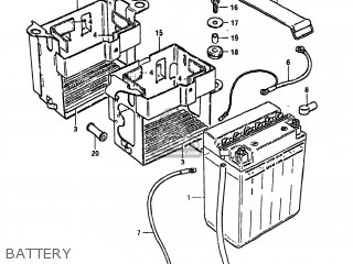 BATTERY - GS850GL 1980 (T) USA (E03)