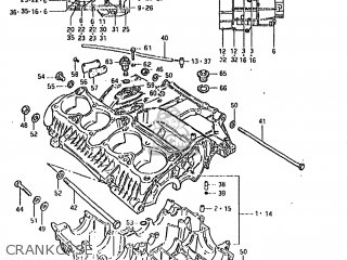 CRANKCASE - GS850GL 1980 (T) USA (E03)