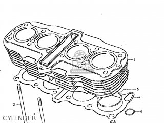 CYLINDER - GS850GL 1980 (T) USA (E03)
