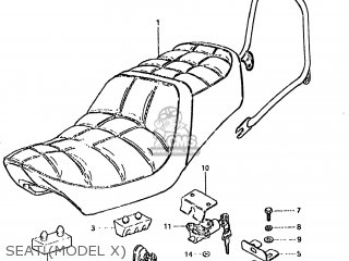 SEAT (MODEL X) - GS850GL 1980 (T) USA (E03)