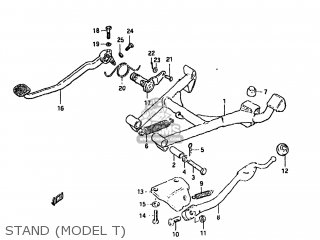 STAND (MODEL T) - GS850GL 1980 (T) USA (E03)