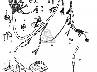 WIRING HARNESS - GS850GL 1980 (T) USA (E03)