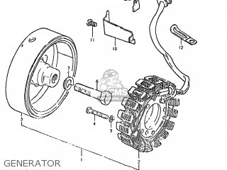 GENERATOR - GS850GL 1981 (X) USA (E03)