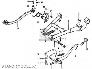 STAND (MODEL X) - GS850GL 1981 (X) USA (E03)