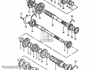 TRANSMISSION - GS850GL 1981 (X) USA (E03)
