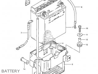 BATTERY - GS850GL 1982 (Z) USA (E03)