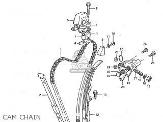 CAM CHAIN - GS850GL 1982 (Z) USA (E03)