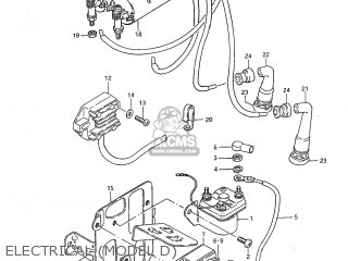 ELECTRICAL (MODEL D) - GS850GL 1982 (Z) USA (E03)