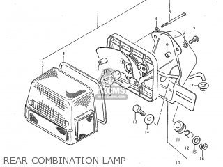 REAR COMBINATION LAMP - GS850GL 1982 (Z) USA (E03)