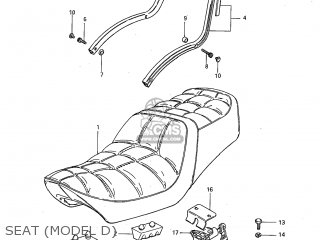 SEAT (MODEL D) - GS850GL 1982 (Z) USA (E03)